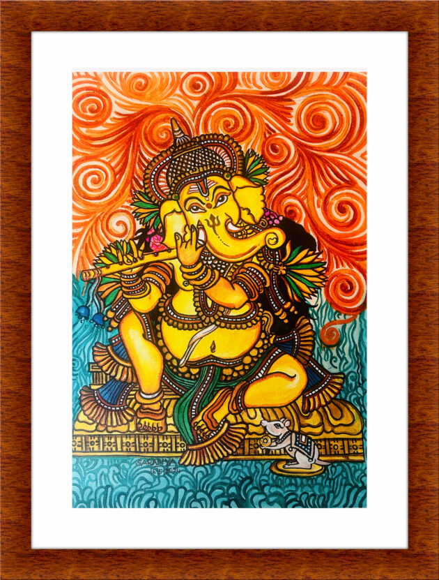 Vibrant Ganesha: The Divine Enchantment